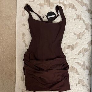 Brown medium NWT Cornelia Corset Dress